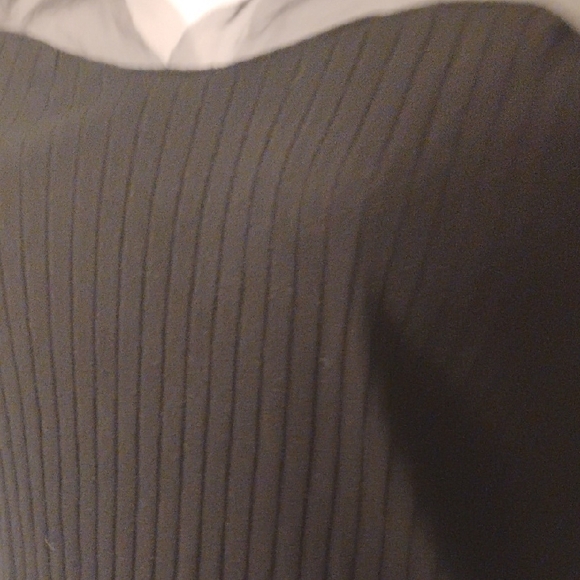 SHEIN Black Blouse with Sheer Sleeves - Picture 4 of 9